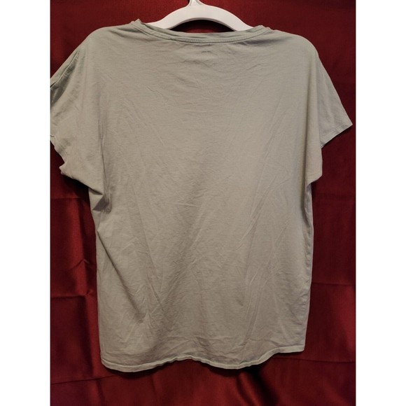 uniqlo WOMEN SUPIMA COTTON T Shirt Size XS Light Blue - Picture 5 of 6